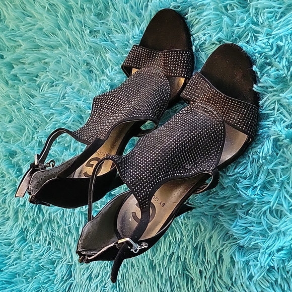 G by Guess Shoes - G by Guess Black Studded Stilettos Size 9.5